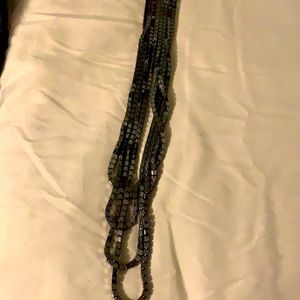 Four Strand Black Necklace